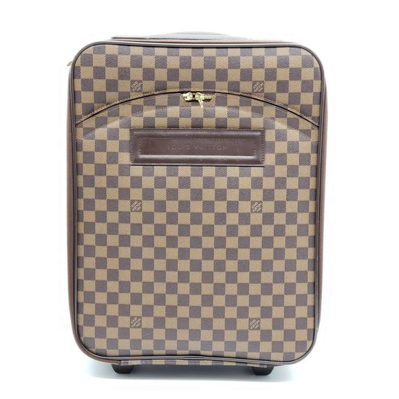 100% Authentic Louis Vuitton Pegase 45 Ebene Travel Bag - Picture 1 of 16